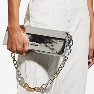 jacquemus le ciuciu metallic bag
